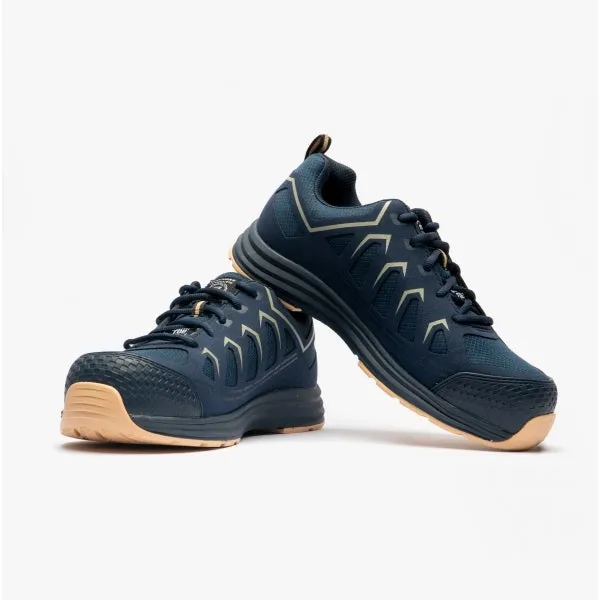 200127EC/NVTN MALAD II Mens Safety Trainers Navy/Tan