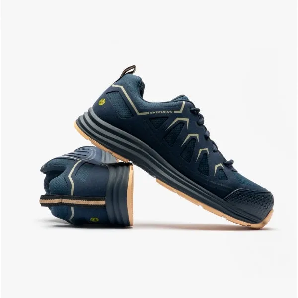 200127EC/NVTN MALAD II Mens Safety Trainers Navy/Tan