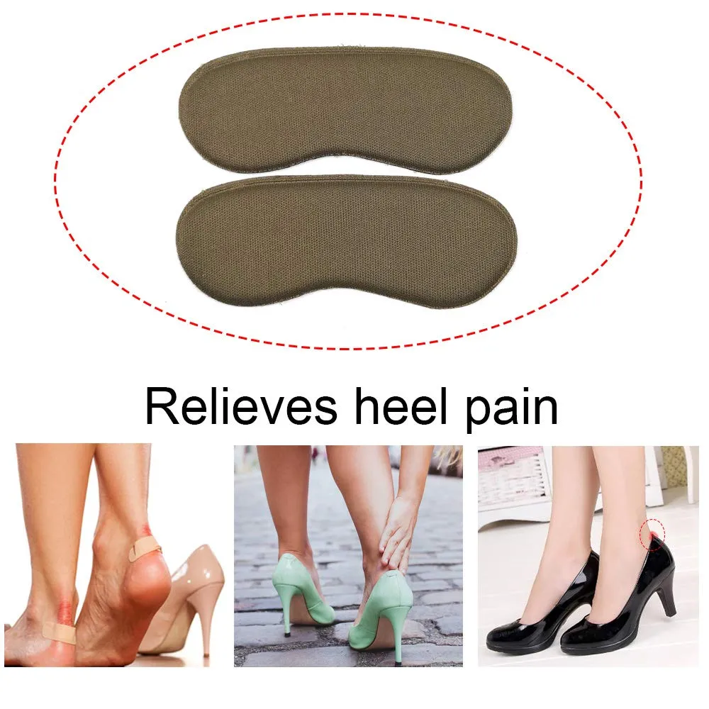 22 Pieces Upgraded Self-Adhesive Non-Slip Sole Pads and Heel Shoe Grips Liner, Shoe Insoles Foot Care Protector, Skid Proof Sole Sticker