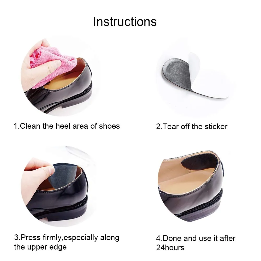 22 Pieces Upgraded Self-Adhesive Non-Slip Sole Pads and Heel Shoe Grips Liner, Shoe Insoles Foot Care Protector, Skid Proof Sole Sticker