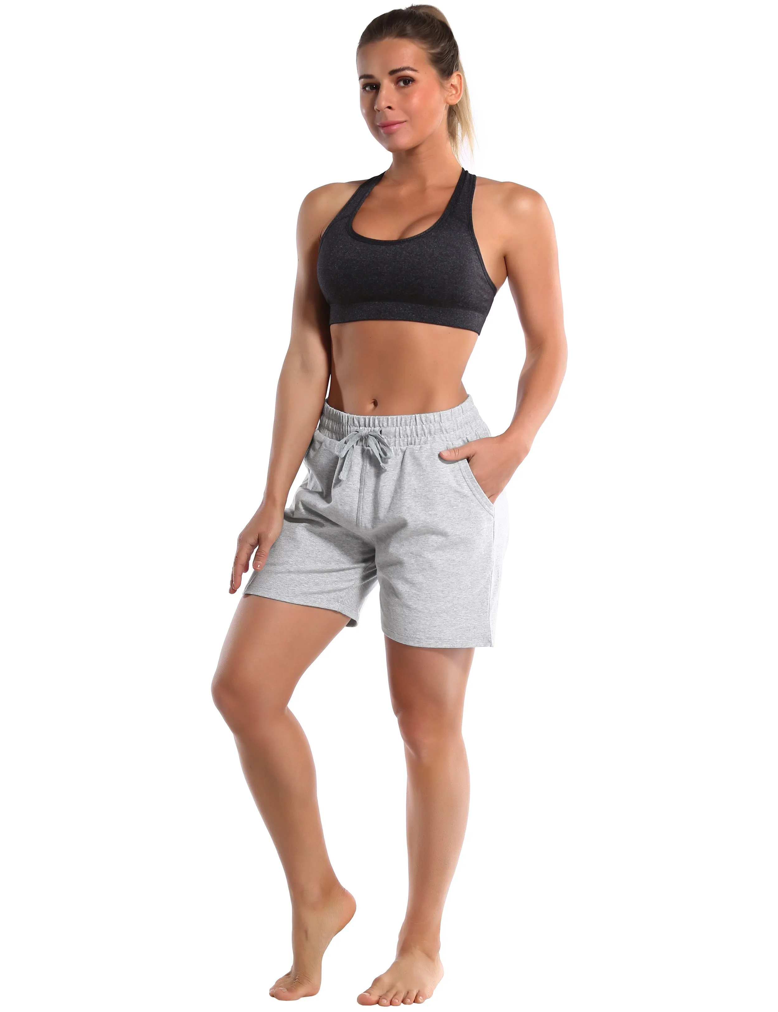 5" Joggers Shorts heathergray_Tall Size