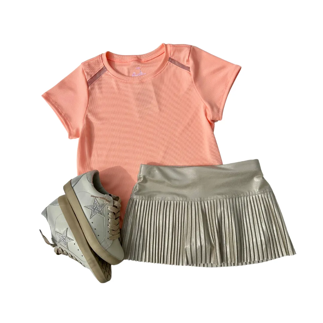 All Matte Pleated Skirt CHPG