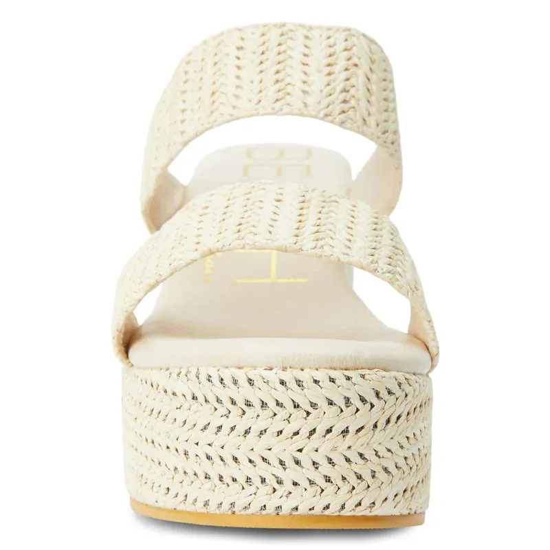 Beach by Matisse Ocean Ave Platform Sandal Ivory