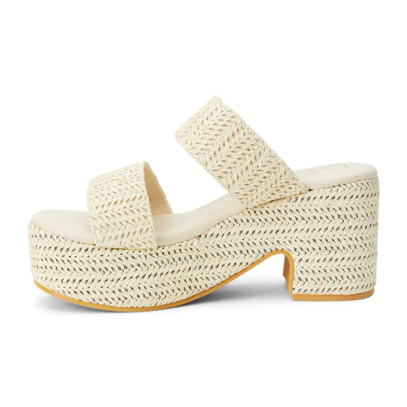 Beach by Matisse Ocean Ave Platform Sandal Ivory