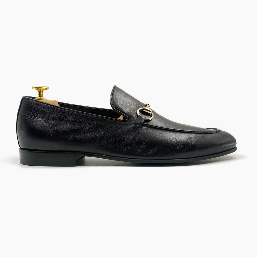 Bold Buckle Slip Ons