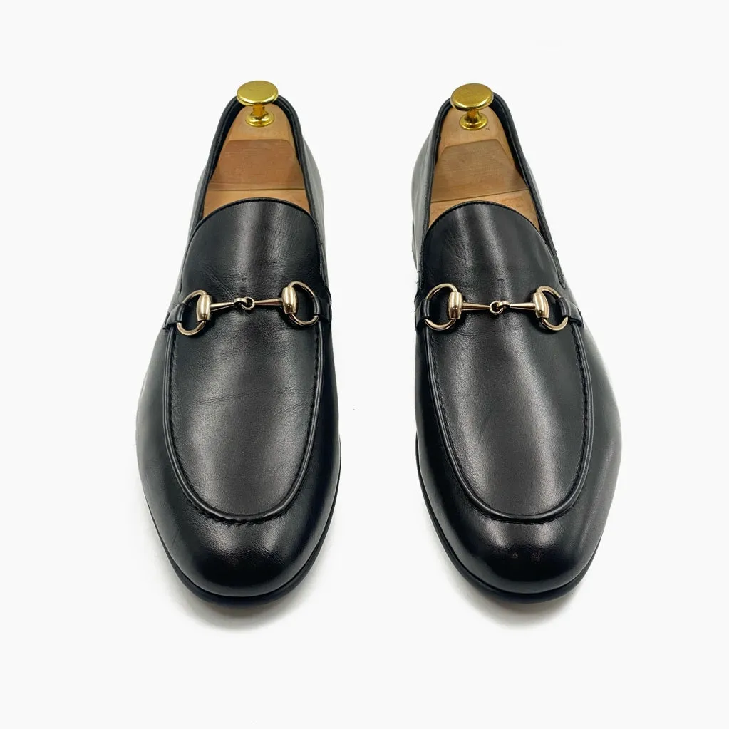Bold Buckle Slip Ons