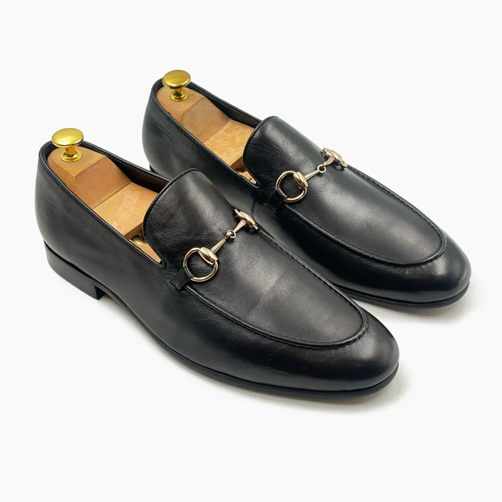 Bold Buckle Slip Ons