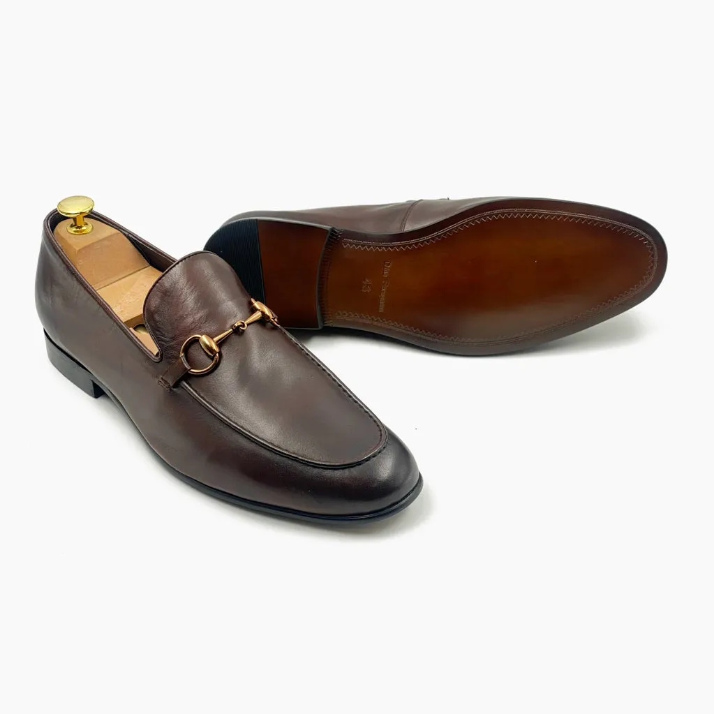 Bold Buckle Slip Ons