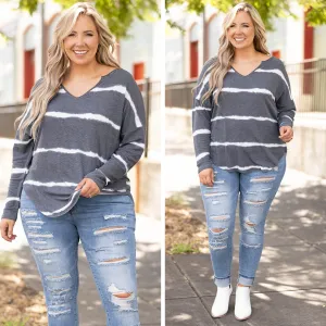 Careless Whisper Top, Charcoal