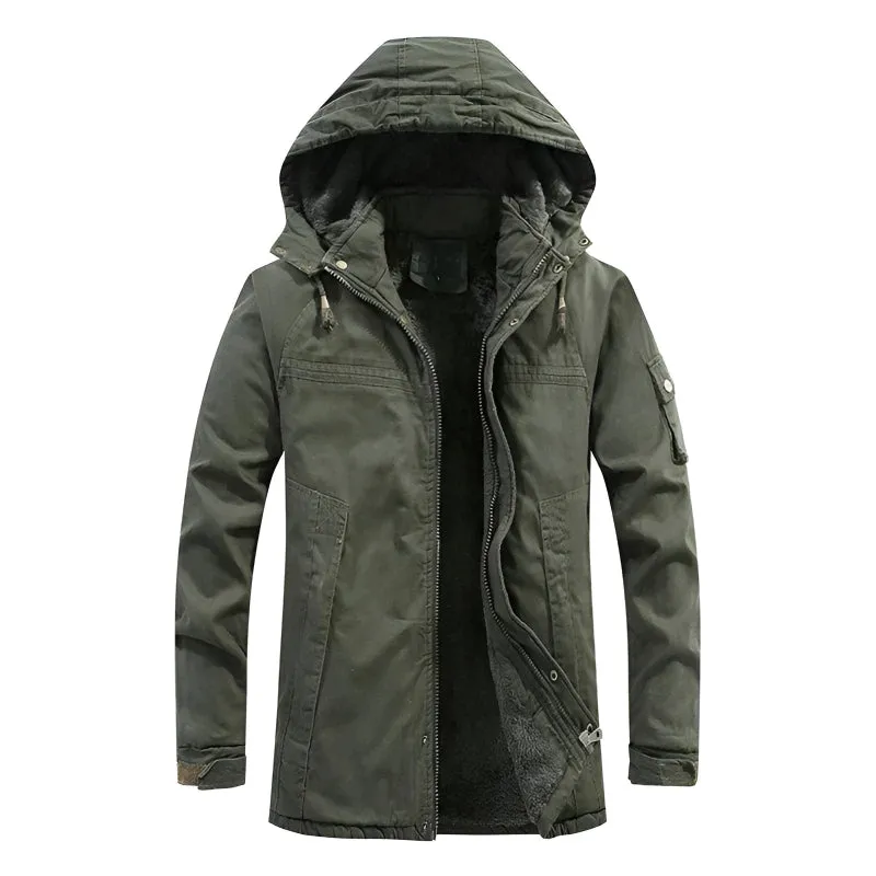 Comfy Winter Jacket With Integrated Hood