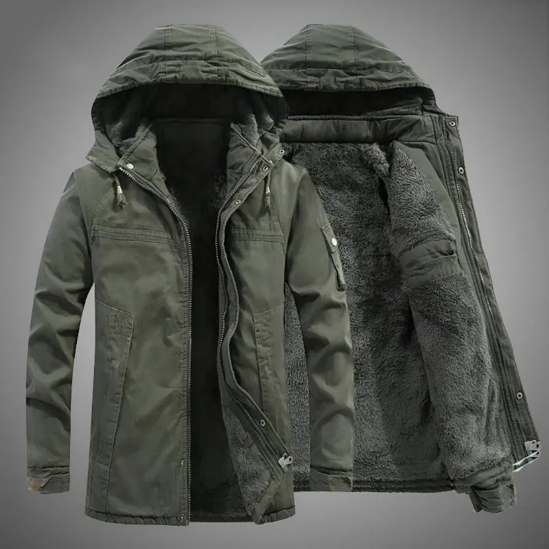 Comfy Winter Jacket With Integrated Hood