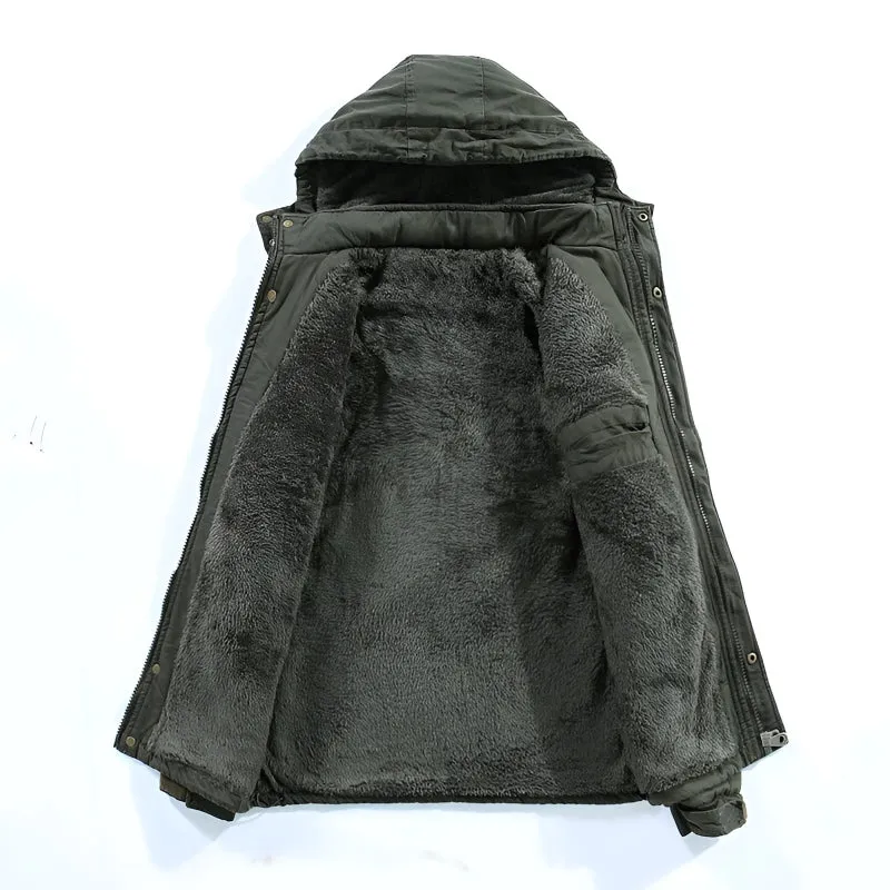 Comfy Winter Jacket With Integrated Hood