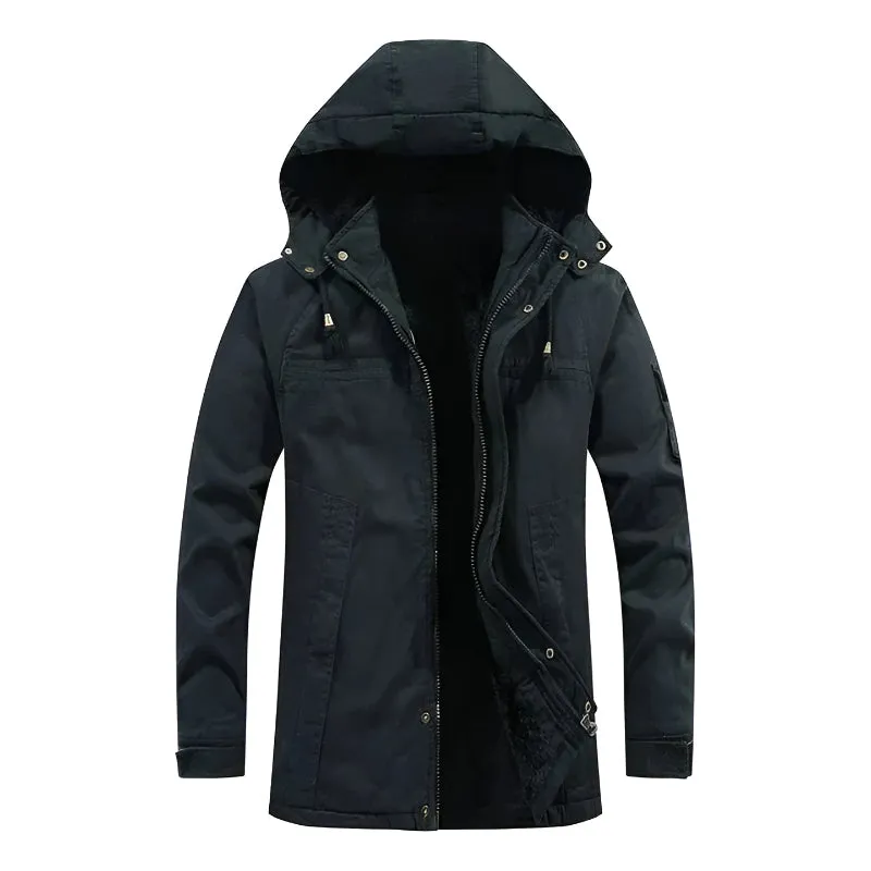 Comfy Winter Jacket With Integrated Hood