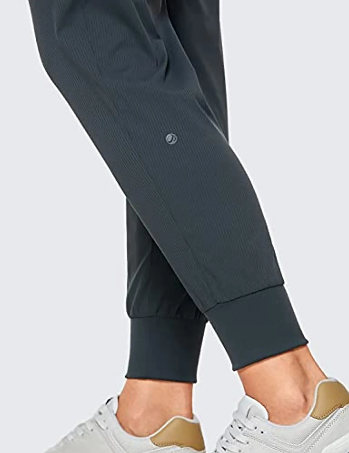 CRZ YOGA Women's High Waist Workout Studio Joggers 27.5" - Lightweight All-Day Tapered Pants