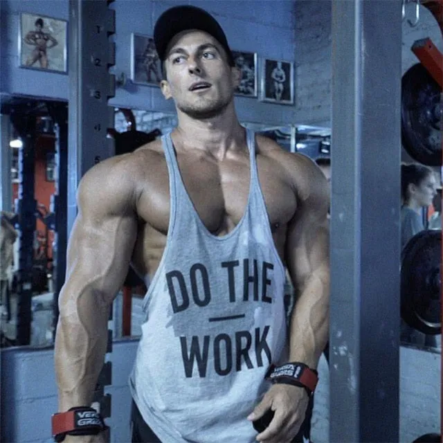 (Free Shipping) Muscle guys Brand clothing Bodybuilding hoodie Shirt Fitness Men Tank Top