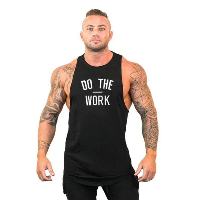 (Free Shipping) Muscle guys Brand clothing Bodybuilding hoodie Shirt Fitness Men Tank Top