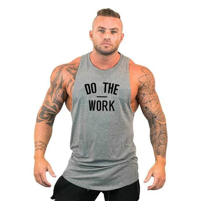(Free Shipping) Muscle guys Brand clothing Bodybuilding hoodie Shirt Fitness Men Tank Top
