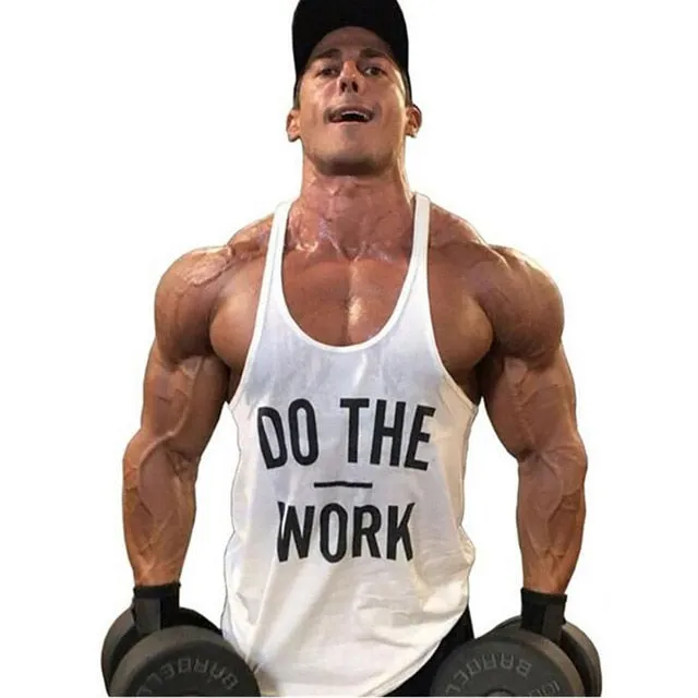 (Free Shipping) Muscle guys Brand clothing Bodybuilding hoodie Shirt Fitness Men Tank Top