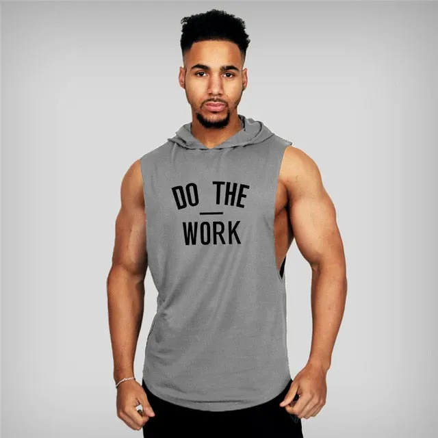(Free Shipping) Muscle guys Brand clothing Bodybuilding hoodie Shirt Fitness Men Tank Top