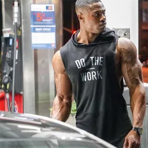 (Free Shipping) Muscle guys Brand clothing Bodybuilding hoodie Shirt Fitness Men Tank Top