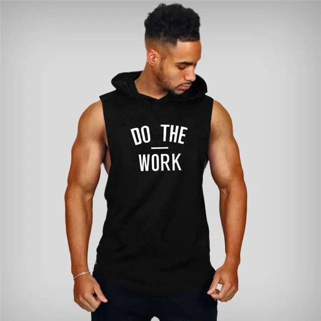 (Free Shipping) Muscle guys Brand clothing Bodybuilding hoodie Shirt Fitness Men Tank Top