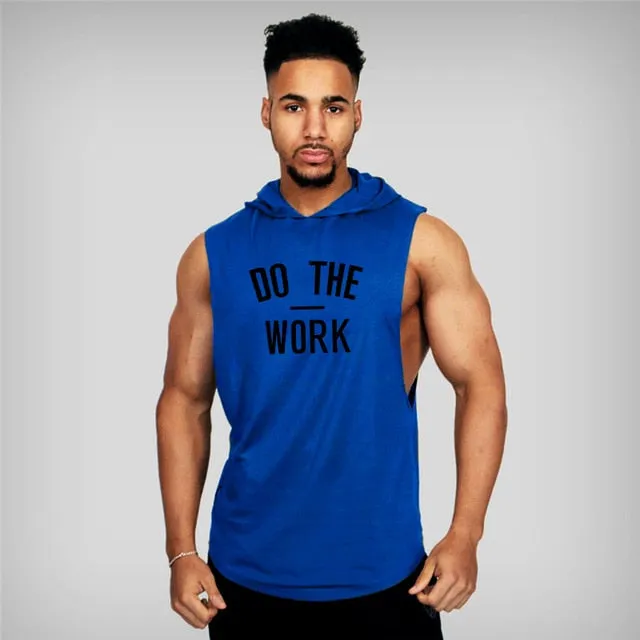 (Free Shipping) Muscle guys Brand clothing Bodybuilding hoodie Shirt Fitness Men Tank Top