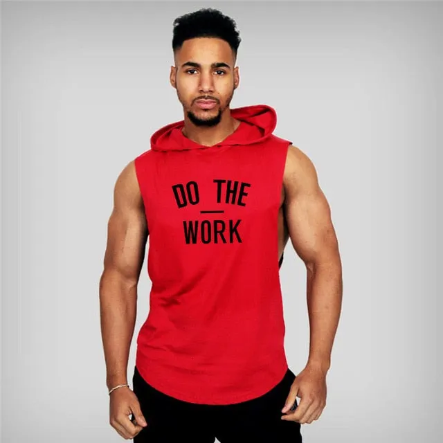 (Free Shipping) Muscle guys Brand clothing Bodybuilding hoodie Shirt Fitness Men Tank Top
