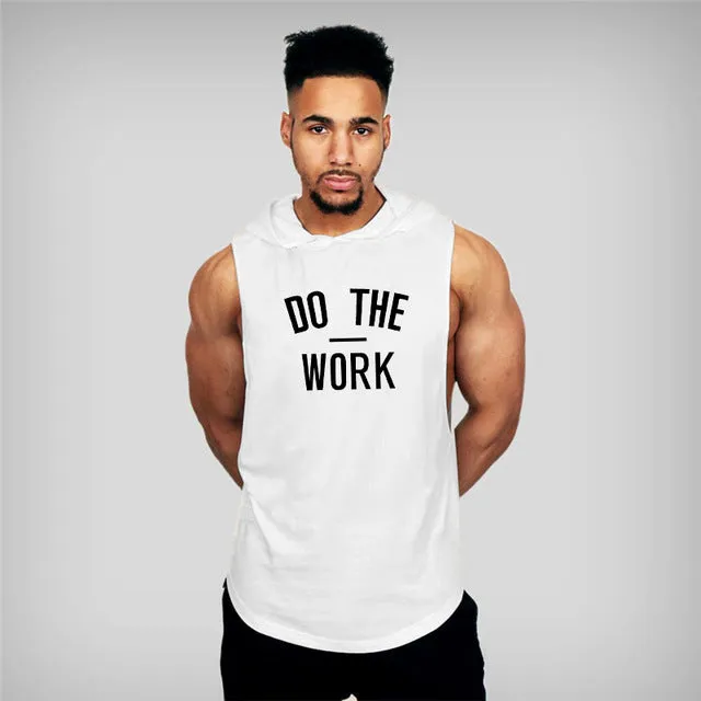 (Free Shipping) Muscle guys Brand clothing Bodybuilding hoodie Shirt Fitness Men Tank Top
