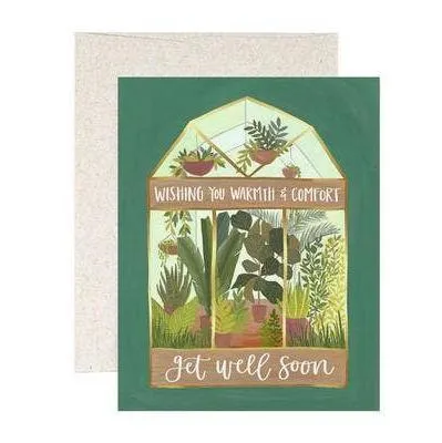Get Well Card "Greenhouse"