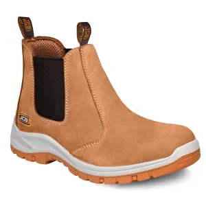 JCB Chelsea Tan Nubuck Steel Toe Men's Boot