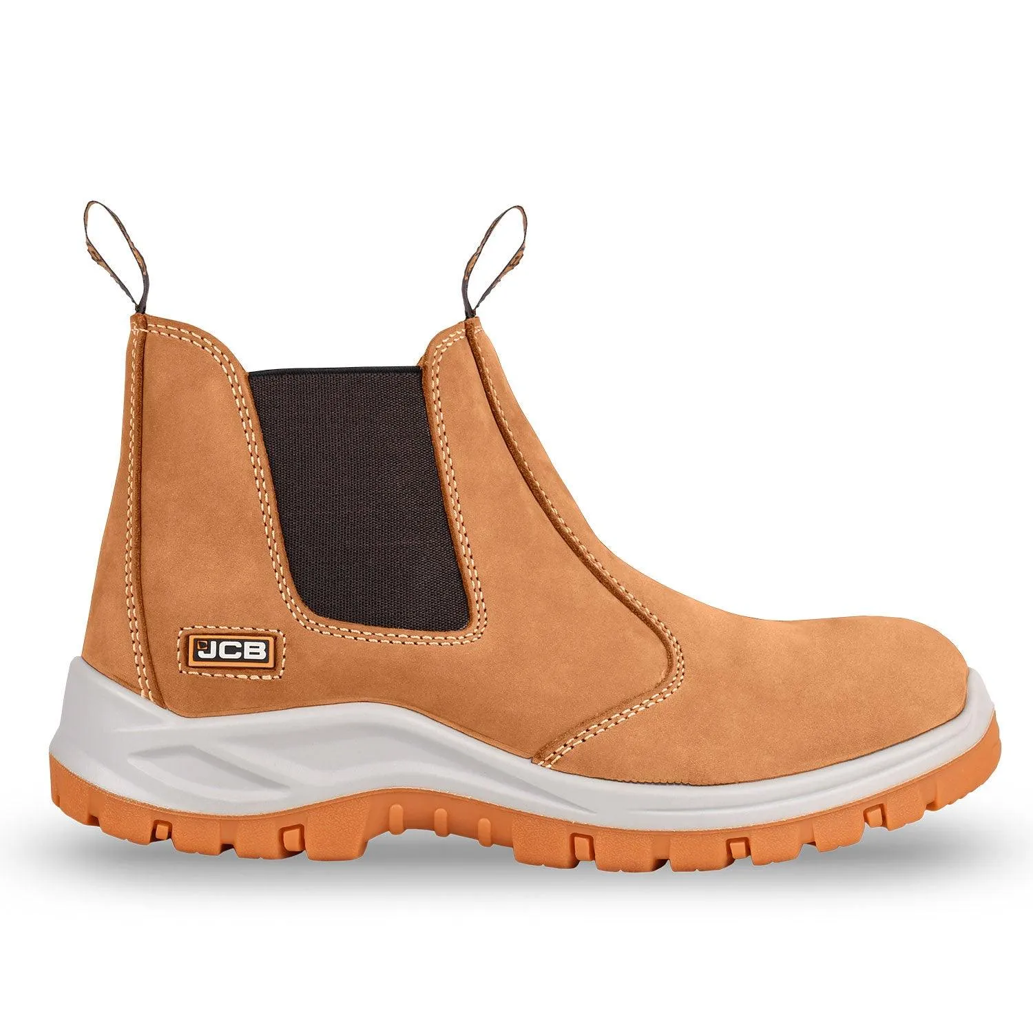 JCB Chelsea Tan Nubuck Steel Toe Men's Boot