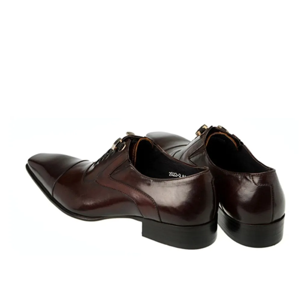 Men Lace Up Captoe Lace Up Oxford Shoes