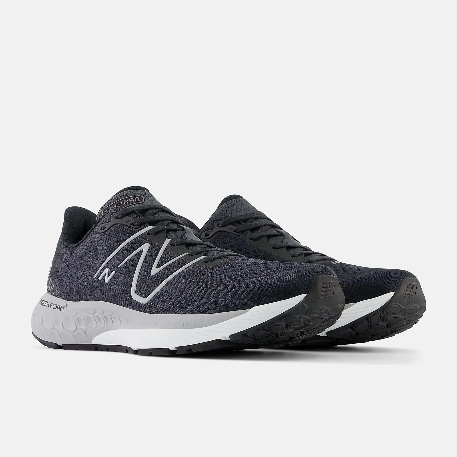 New Balance Men's 880v13 Running Shoes- Black/Grey