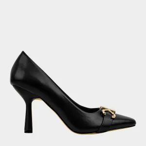 Rian Kc Buckle Pump Calzado Casual De Tacon Para Mujer