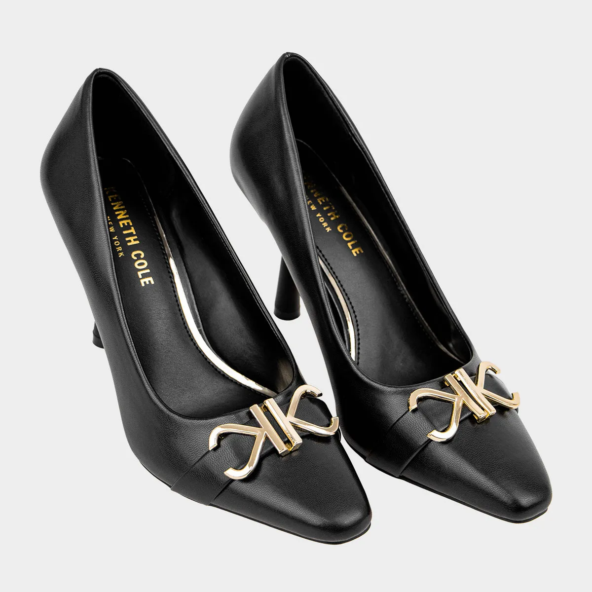 Rian Kc Buckle Pump Calzado Casual De Tacon Para Mujer