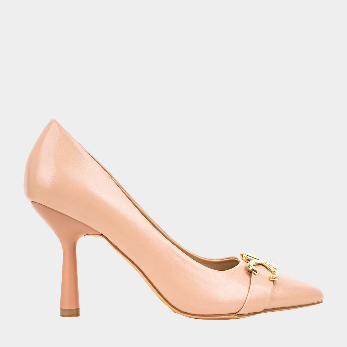 Rian Kc Buckle Pump Calzado Casual De Tacon Para Mujer