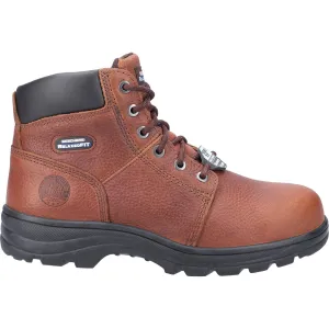 Skechers Mens Workshire Safety Boot - Brown