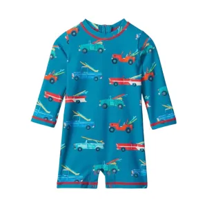 Surf Cars Baby One-Piece Rashguard - Select Size